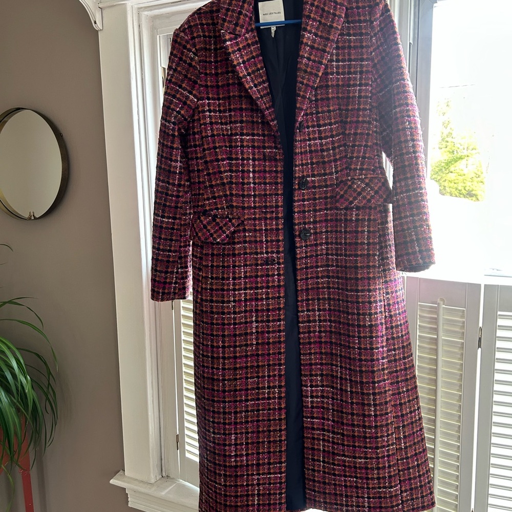 Avec Les Filles Plaid Women's Coat